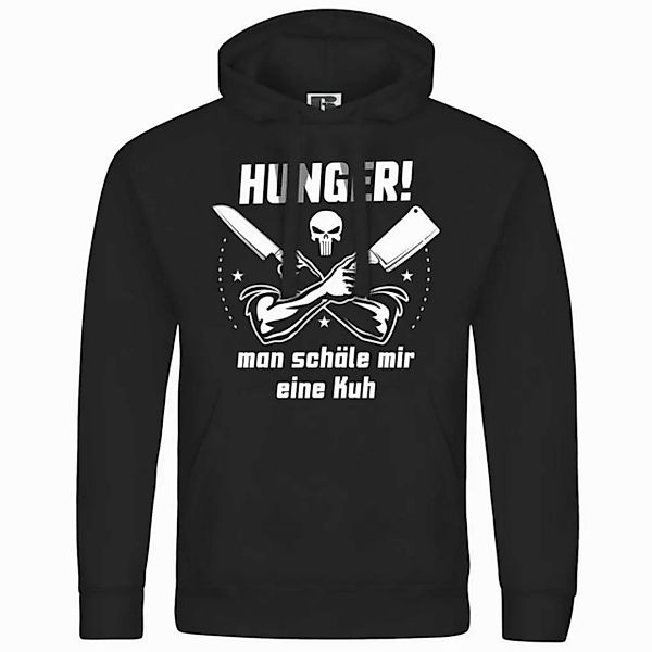 deinshirt Kapuzenpullover Herren Kapuzenpullover HUNGER Man schäle mir eine günstig online kaufen