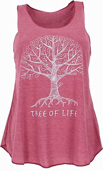 Guru-Shop T-Shirt Tanktop mit Ethnodruck, Tree of life Yogatop -.. Festival günstig online kaufen