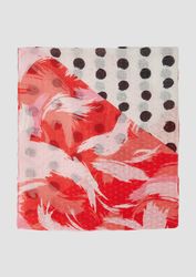 s.Oliver Halstuch Gemusterter Snood mit Pünktchen, günstig online kaufen