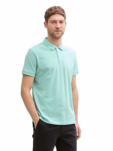 TOM TAILOR Poloshirt mit farblich hervorgehobener Knopfleiste günstig online kaufen