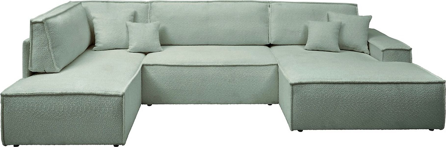 andas Wohnlandschaft »FINNLEY U-Form XXL 329 cm, Schlafsofa, Schlaffunktion günstig online kaufen