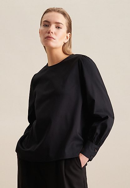 seidensticker Shirtbluse Schwarze Rose Langarm Rundhals günstig online kaufen