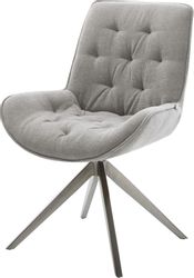 DELIFE Polsterstuhl Taimi-Flex, Kreuzgestell breit Graphit günstig online kaufen