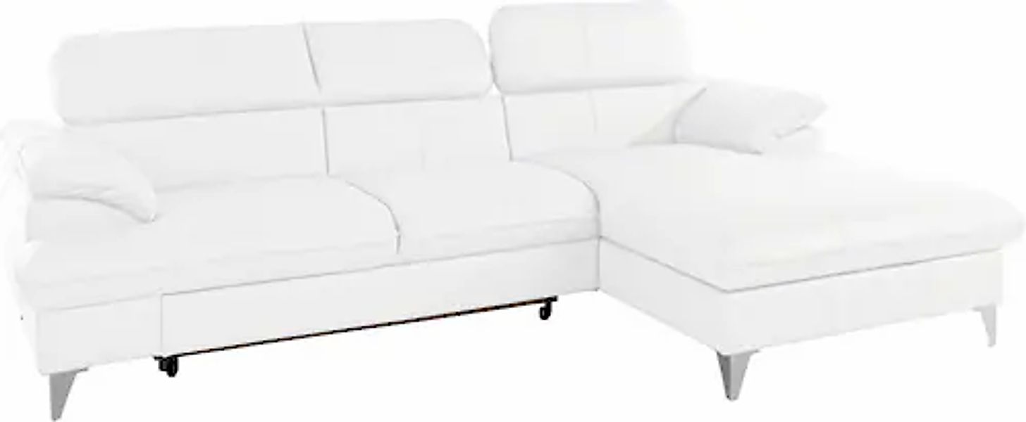 COTTA Ecksofa »Caluso L-Form«, mit Kopfteilverstellung, wahlweise mit Bettf günstig online kaufen
