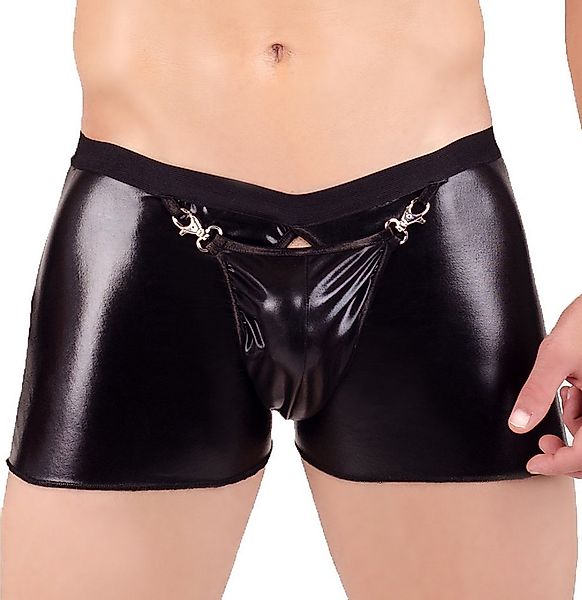 Andalea Men's Collection Boxershorts Schwarzer Herren wetlook Boxershort Mä günstig online kaufen