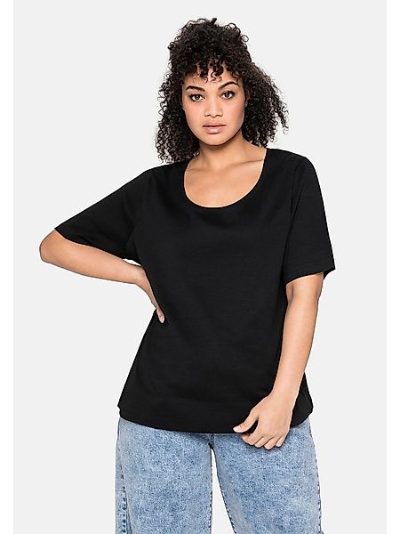 Sheego T-Shirt Große Größen aus reiner günstig online kaufen