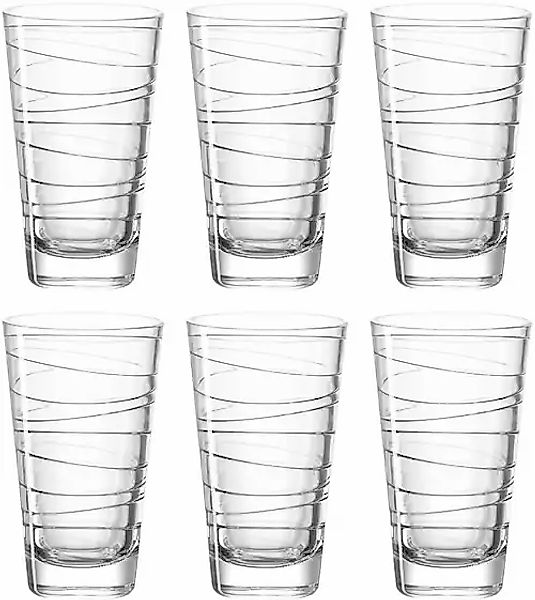 LEONARDO Longdrinkglas »VARIO«, (Set, 6 tlg.), 280 ml, 6-teilig günstig online kaufen