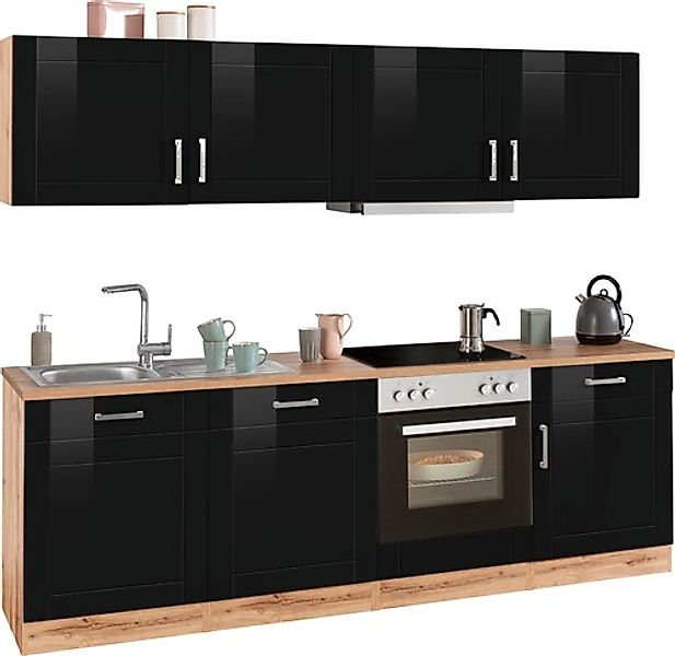 KOCHSTATION Küchenzeile »KS-Tinnum« mit E-Geräten, Breite 240 cm günstig online kaufen