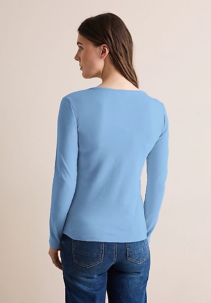 Cecil Langarmshirt "Pia", aus trageangenehmer Baumwollqualität günstig online kaufen