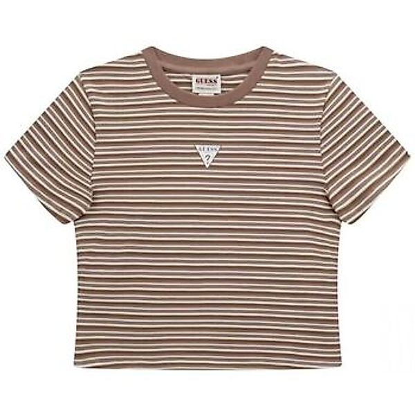 Guess  T-Shirts & Poloshirts W4BI07 J1314 GO CORE STRIPE-F1X9 TOASTED günstig online kaufen