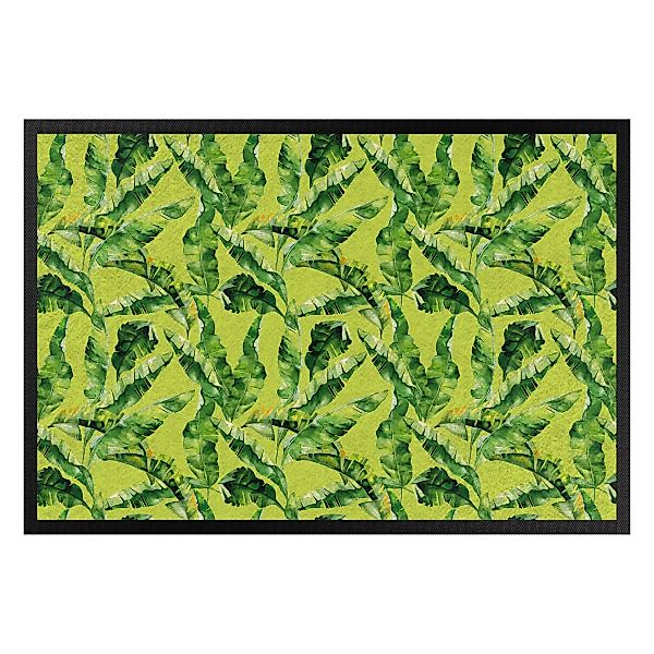 Fußmatte Blumen Banana Leaf Pattern günstig online kaufen