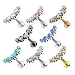 Taffstyle Piercing-Set Piercing Ohr Bogen flach günstig online kaufen
