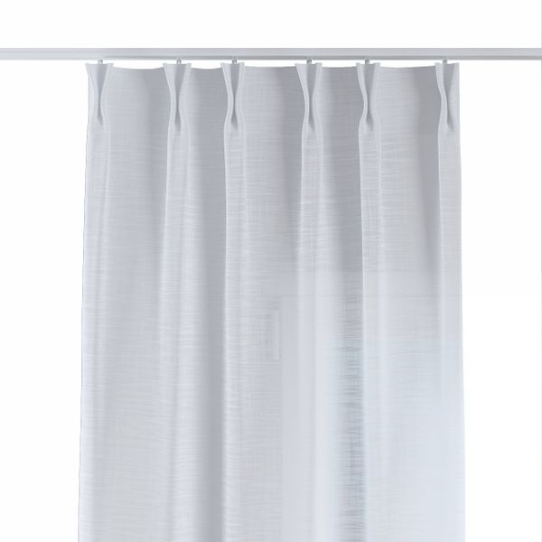 Vorhang mit flämischen 2-er Falten, weiß, Romantica (128-09) günstig online kaufen