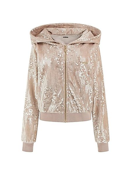 Guess Sweatjacke SEQUINS FULL-ZIP HOODIE günstig online kaufen
