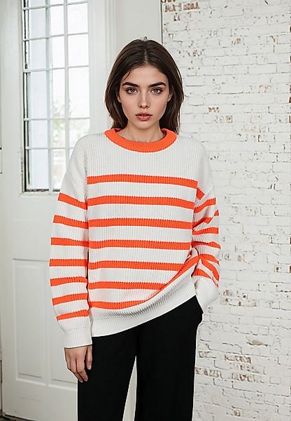 salzhaut Sweatshirt VERBAAST Damen Relaxed-Fit Stylischer Pullover – locker günstig online kaufen