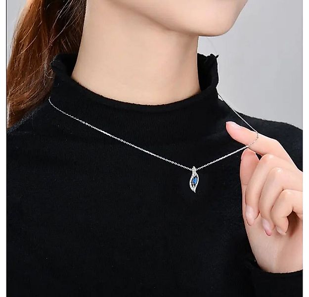 Limana Schmuckset 925 Silber Kette mit Ohrringe Ohrstecker Halskette Anhäng günstig online kaufen