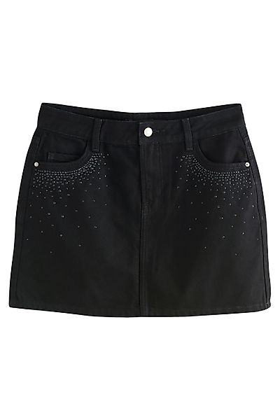 Next Minirock Jeans-Minirock mit verzierter Tasche günstig online kaufen