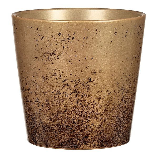 Scheurich Übertopf Antique Gold Ø 14 cm x 13,2 cm Gold günstig online kaufen