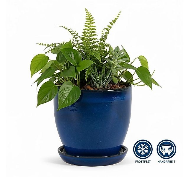 Teramico Pflanzkübel Blumentopf Pflanzgefäß Modell "EggPot" 31cm Keramik Ro günstig online kaufen