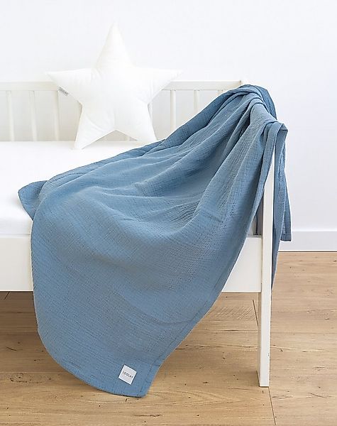 Babydecke Baumwolle MUSSELIN Decke Tuch Sommerdecke 95x95 120x120 150x200 c günstig online kaufen