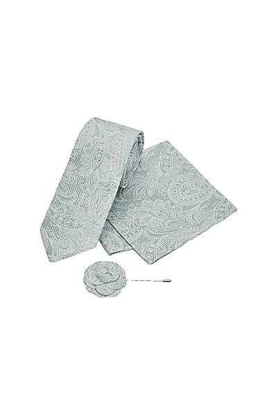 Next Krawatte Paisley-Krawatte, Einstecktuch und Krawattennadel günstig online kaufen