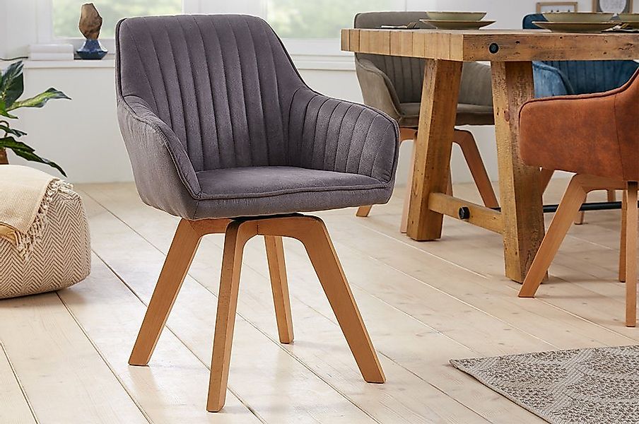 riess-ambiente Polsterstuhl LIVORNO vintage grau / günstig online kaufen