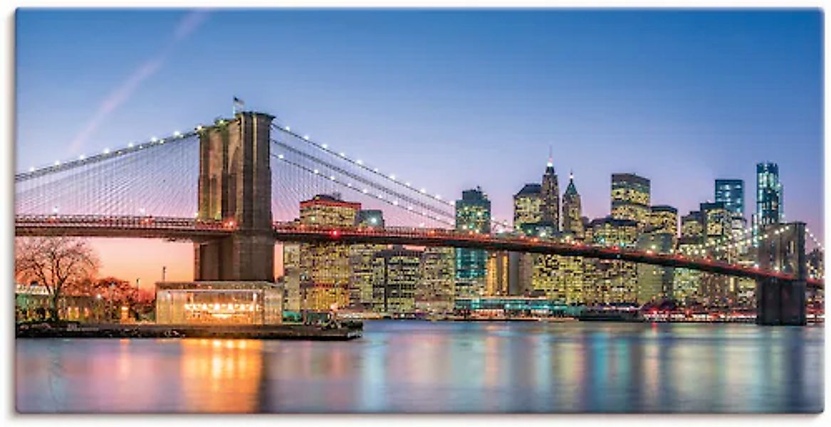 Artland Wandbild »Skyline New York City« New York 1 Stk. tlg. auf Holzrahme günstig online kaufen