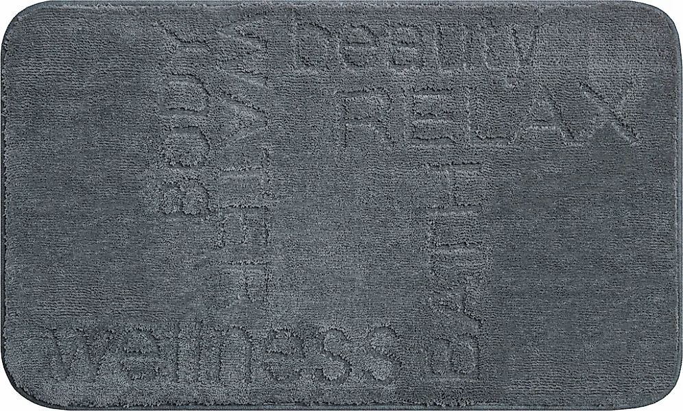 Grund Badematte   ¦ schwarz ¦ Synthetik ¦ Maße (cm): B: 65 H: 1,8 Badtextil günstig online kaufen