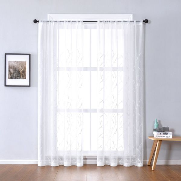 BYSURE Vorhang (2 St), Ösen, halbtransparent, günstig online kaufen