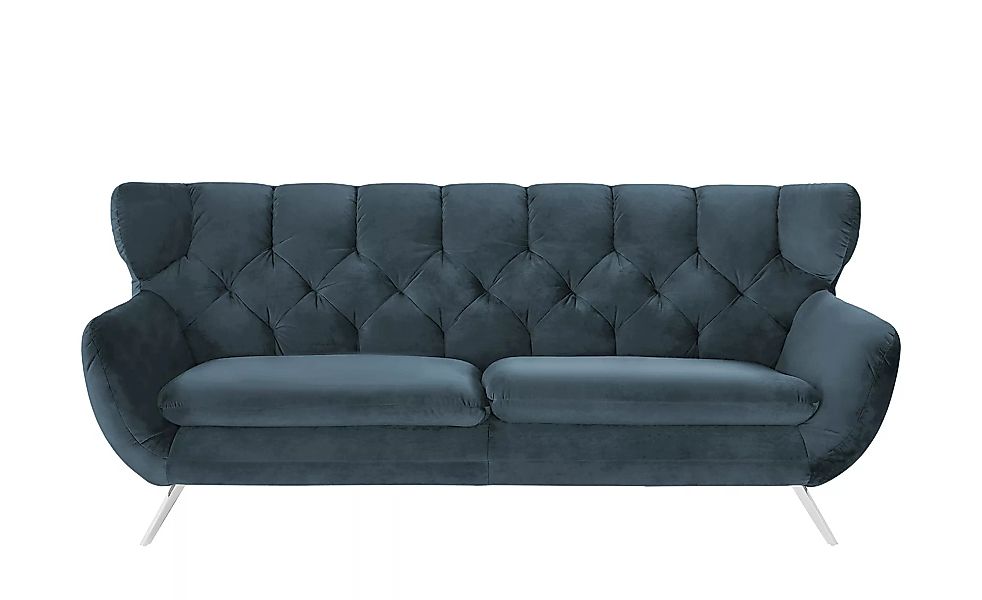 pop Sofa  Caldara - blau - 225 cm - 94 cm - 95 cm - Polstermöbel > Sofas > günstig online kaufen