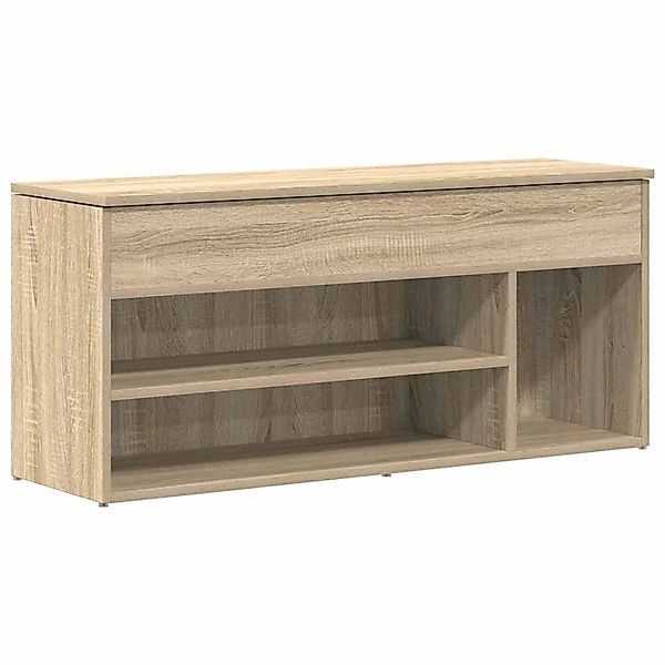 vidaXL Schuhbank Sonoma-Eiche 102x30,5x45 cm Holzwerkstoff 859138 günstig online kaufen