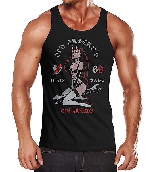 Neverless Tanktop Herren Tank-Top Pin up günstig online kaufen