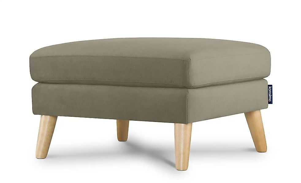KONSIMO Hocker  Tagio ¦ beige ¦ Maße (cm): B: 80 H: 46 Polstermöbel > Hocke günstig online kaufen