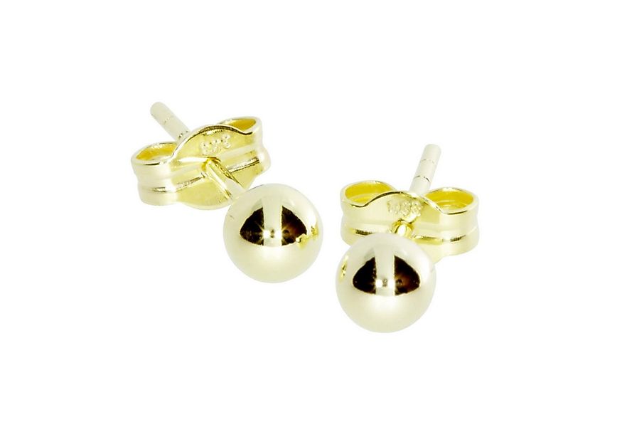 OSTSEE-SCHMUCK Paar Ohrstecker Ostsee-Schmuck Ohrstecker Kugel 4 mm Ohrstec günstig online kaufen