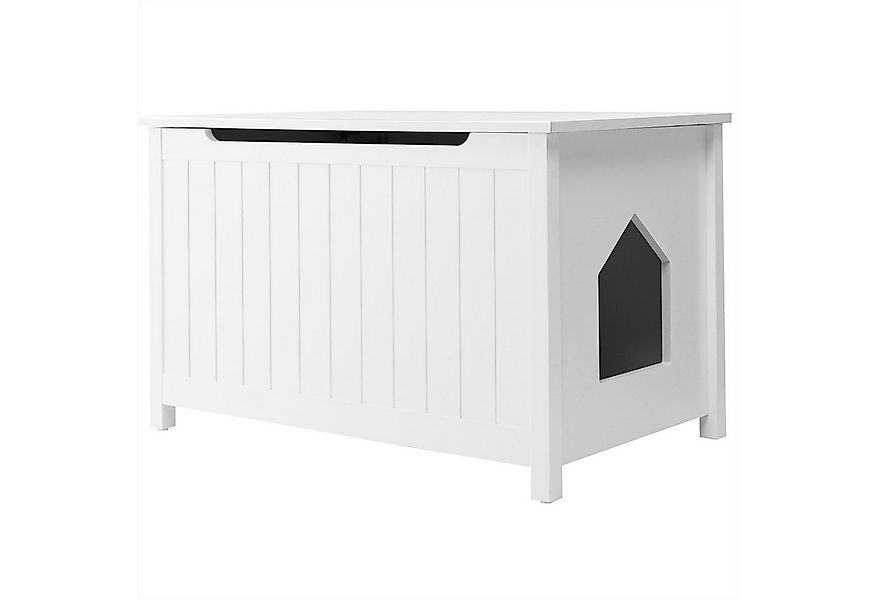 COSTWAY Tierhaus Katzenschrank, Katzenhaus, mit abnehmbarer Trennwand günstig online kaufen