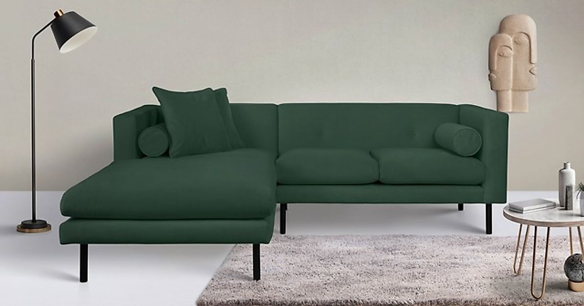 Home affaire Ecksofa »Lillibeth L-Form Designsofa, Maße B/T/H: 240/173/83 c günstig online kaufen