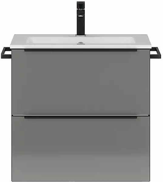 nobilia® Waschtisch-Set »Levere« vormontiert, mit Soft-Close, 1 Stk. tlg. günstig online kaufen