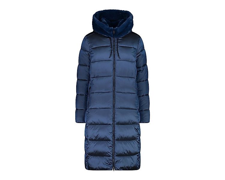 CMP Wintermantel Coat Fix Hood (Glanzeffekt, warm) inkblau Damen günstig online kaufen
