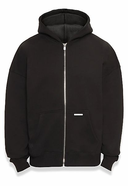 Dropsize Sweatjacke "Dropsize Herren Bazix Republiq Super Heavy Rib Zipper" günstig online kaufen
