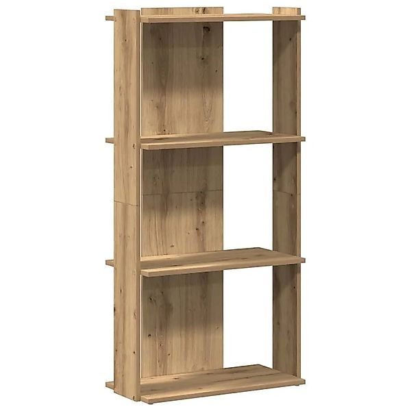 vidaXL Bücherregal 3 Böden Artisan-Eiche 60x30x120 cm Holzwerkstoff 860273 günstig online kaufen