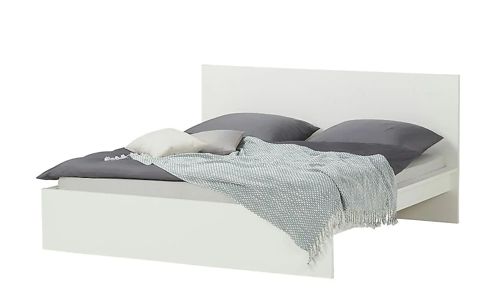 Doppelbett  Melby ¦ weiß ¦ Maße (cm): B: 196 H: 100 T: 205.0 Betten > Bettg günstig online kaufen