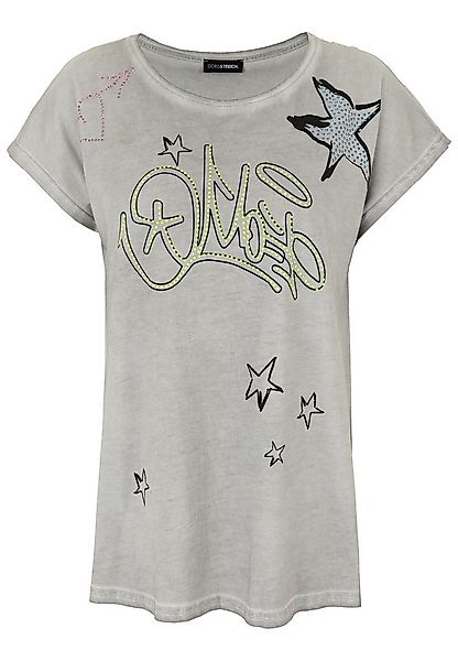 Doris Streich T-Shirt in lässiger Waschung günstig online kaufen