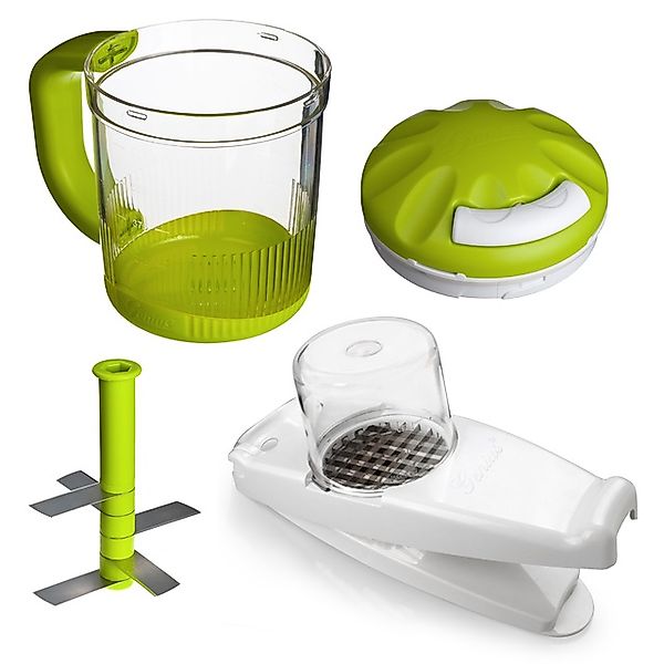 Genius Gemüse-Scheibenschneider »Nicer Dicer mit 14 Klingen inkl. Twist N J günstig online kaufen