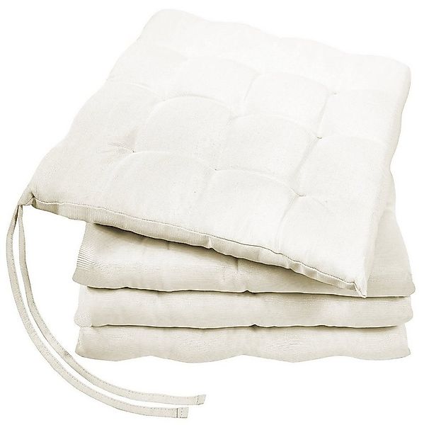GREEN MARK Textilien Sitzkissen 4er-Set Stuhlkissen 40x40cm, Indoor und Out günstig online kaufen