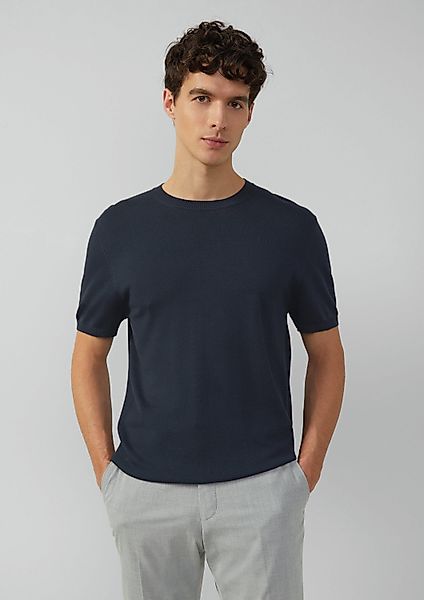 s.Oliver Kurzarmpullover Strickpullover Feingestricktes T-Shirt aus günstig online kaufen