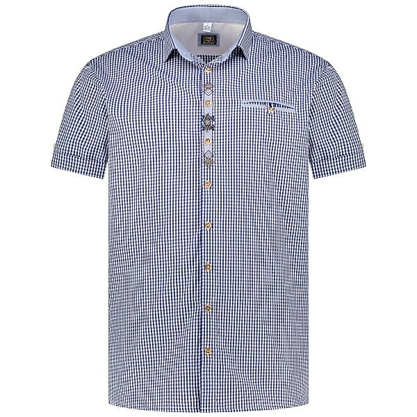 Orbis Trachtenhemd aus Baumwollmix Farbe blau Größe: XXL günstig online kaufen