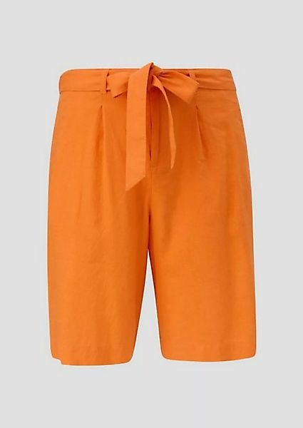 s.Oliver Shorts Shorts aus Leinenmix günstig online kaufen
