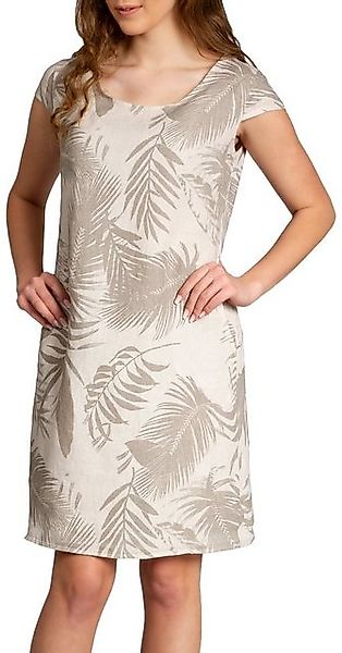 Caspar Sommerkleid SKL027 knielanges elegantes Damen Sommer Leinenkleid Luf günstig online kaufen