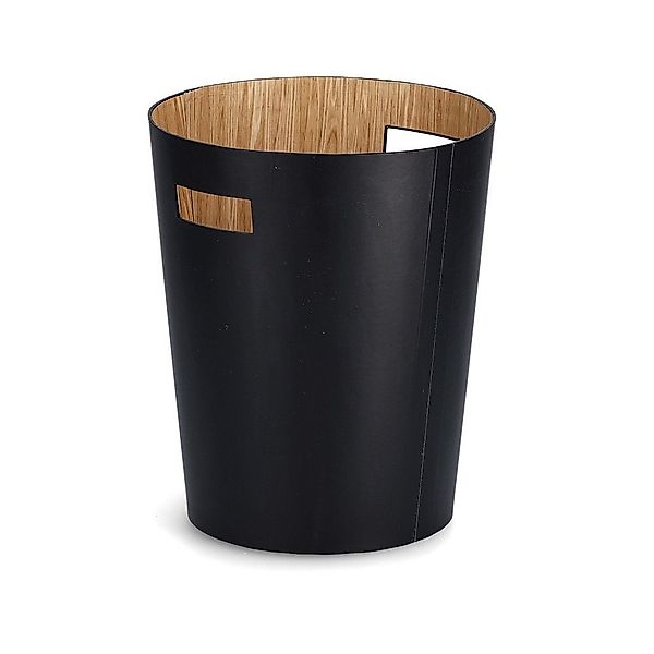 Zeller Present Aufbewahrungskorb Papierkorb, Pappe, schwarz günstig online kaufen