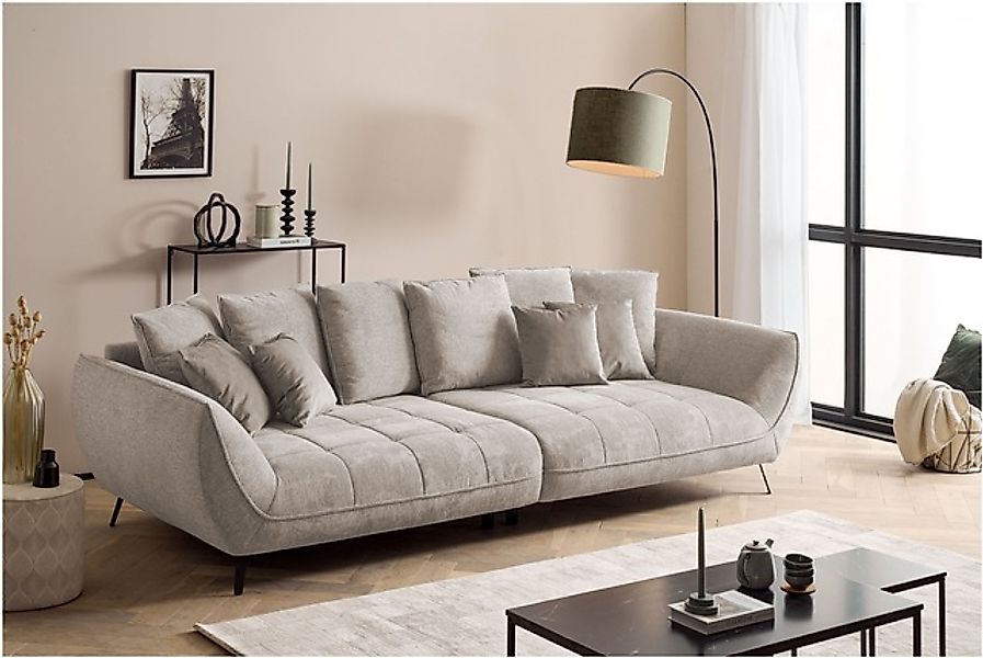 exxpo - sofa fashion Big-Sofa »Triton Mega Sofa,toller Sitzkomfort, Steppun günstig online kaufen
